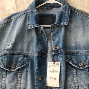 Zara mens jeans short sleeve